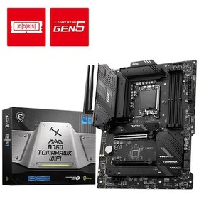 Resim MSI MAG B760 TOMAHAWK WIFI DDR5 5400MHZ 1XHDMI 1XDP 3XM.2 USB 3.2 ATX 1700P (12. VE 13.NESİL İŞLEMCİ İLE UYUMLU) Diğer