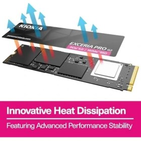 Resim TeknoKapsül Pcie M2 2tb Exceria G2 Nvme Gen5 14900/13400 Mb/sn SSD (LVE10Z2T04G8) 