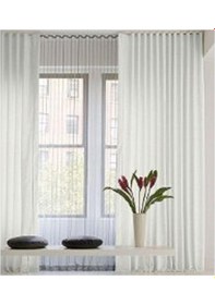 Resim Taç Saten Güneşlik Perde Renk:krem En:270 Cm Pencere Yatay Ölçüsü Krem 