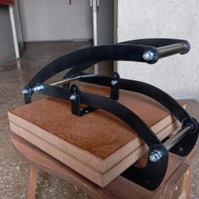 Resim Arvallı Gravür El Baskı Presi Manuel Pres 350x350mm Metal Yapı ile Taşınabilir ve Ekonomik Baskı Çözümü 
