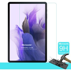 Resim Microsonic Samsung Galaxy Tab S7 Fe Lte T737 Tempered Glass Cam Ekran Koruyucu 