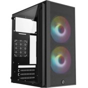 Resim Frısby FC-8970G 300W 2x Raınbow Fan Mını Tower Gaming Siyah Kasa 