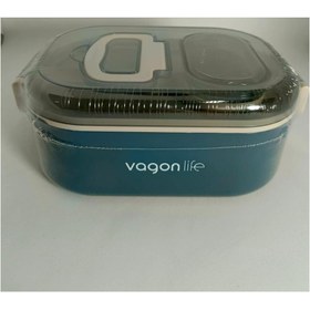 Resim Vagonlife XC-7084 Lunch Box Çelik 550 ml Mavi 