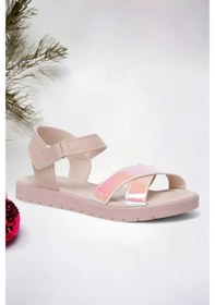 Resim Pembe Hologram Kız Çocuk Sandalet 001 