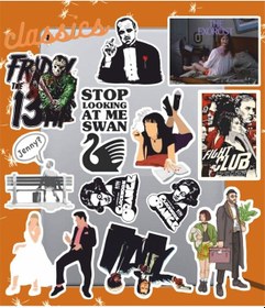 Resim Klasikler Sticker Seti Laptop Ajanda Pc Tablet Telefon Defter Etiket Bullet Journal Diğer 