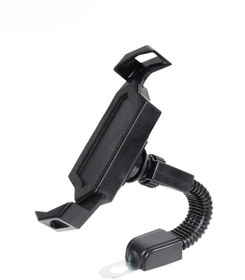 Resim resolut Ayna Bağlantılı Motorsiklet Bisiklet Telefon Tutucu Kilit Özellikli 4.7-6.8 inç uyumlu 