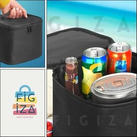 Resim CetKing 8 Litre Termos Çanta – Isı Yalıtımlı Termal Yemek ve Içecek Taşıma Çantası, Sıcak & Soğuk Koruma, Piknik, Kamp, Ofis, Seyahat ve Araç Kullanımı Için Uygun, Sızdırmaz ve Silinebilir (Siyah) 