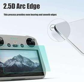 Resim Temperli Cam Ekran Koruyucu Mini 3 Pro Uzaktan Kumanda ile Uyumlu Mini 3 Pro Drone Denetleyici Ekran Koruyucu Çizilmez 9H HD Cam Filmi Drone Aksesuarları 