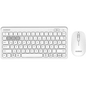 Resim Everest Lumi KM-BT903 3in1 3 BT + 2.4 1600dpi Ultra İnce Q 4 Cihaz Bağlantılı Klavye ve Mouse Set Be 