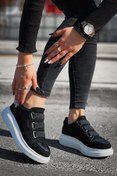 Resim HSMD MODA HAS CH251 SBT Mirror Suede Kadın Ayakkabı SIYAH 