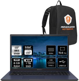 Resim ASUS ExperBook B1502CBA i5 1235U 8GB RAM 1TB SSD 15.6\ FHD 