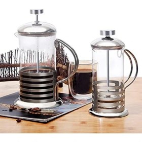 Resim Kont Paslanmaz Çelik Gövdeli French Press Kahve ve Çay Demleme Aparatı 