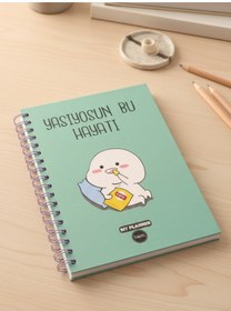 Resim Yaşıyorsun Bu Hayatı Tasarımlı Konuşan Ajanda Çok Renkli 