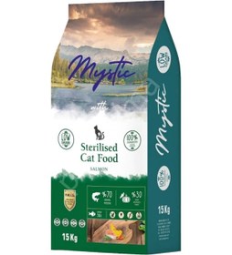 Resim Mystic Sterilised Somonlu Az Tahıllı Kısırlaştırılmış Yetişkin Kedi Maması 15 KG 