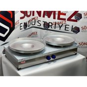 Resim SÖNMEZ ENDÜSTRİYEL Paslanmaz Çiftli Tantuni Ocağı 60*120 Cm Özel Üretim Tepsi Dahil Özel 