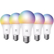 Resim Xenon Smart Akıllı Wi-Fi Led RGB Akıllı Ampul Mobil Uygulama Denetimli Google Home/Alexa Uyumlu Çok Renkli Lamba (5 Adet) X7021 