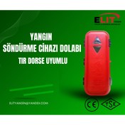 Resim ELİTyangın 6 KG YANGIN SÖNDÜRME CİHAZI PLASTİK TÜP DOLABI TIR DORSE UYUMLU 