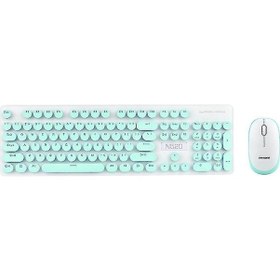Resim Xindoker Sessiz Kablosuz Klavye Ve Fare Seti - Ergonomik Tasarım, Rahat Kullanım 