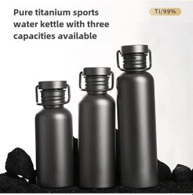 Resim Konesam Titanyum Spor Su Bardağı 750ml - Hafif Taşınabilir Dış Mekan Bisiklet Turizm Kamp İçin - Mavi Isıtma Kaplama Ve Kumaş Kılıf Diğer 