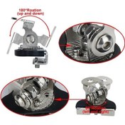 Resim Fortunelane 2 Adet Çelik Lastik Işık Tutucu, Montaj Aparatı & Direk Klemensi Seti 