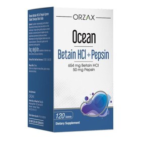 Resim Ocean Betain HCI+ Pepsin Takviye Edici Gıda 120 Tablet 