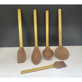 Resim Bambum 5 Li Silikon Mutfak Seti 