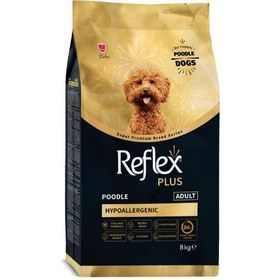 Resim Reflex Plus Poodle Hypoallergenic Tavuklu Yetişkin Köpek Maması 8 Kg 