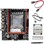 Resim Greethga X99H Masaüstü Anakart+E5 2666 V3 CPU+Termal Gres LGA2011-V3 B85 DDR3X4 ECC Yuvası M.2 NVME PCI-E 3.0 X16 X99H Masaüstü Anakart PCB 1 Takım 