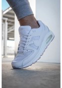 Resim Nike Air Max Command Leather Sneaker Erkek Günlük Spor Ayakkabı Beyaz 