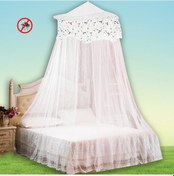 Resim Yatak Gölgelikli Mega Boy Lüks Cibinlik Sineklik - Beyaz 