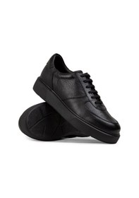 Resim Deery Hakiki Deri Siyah Erkek Sneaker Ayakkabı - 01965msyhe04 Siyah 