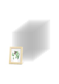 Resim 50 Adet Asetat Levhalar Şeffaf Asetat Levhalar Plastik Isıya Dayanıklı 