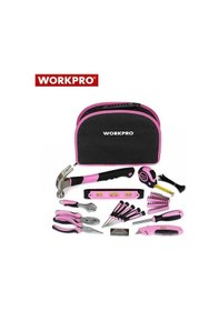 Resim Workpro W009012 Çantalı Pembe El Aletleri Seti. 103Parça 