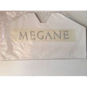 Resim Megane 2 Yazı Arka Bagaj Yazısı Krom Megan Iı için Monogram 