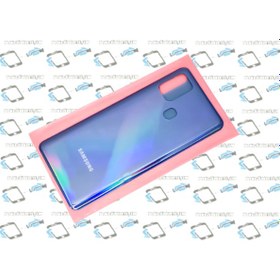 Resim Samsung Galaxy A21S A217 Arka Pil Batarya Kapağı Mavi 