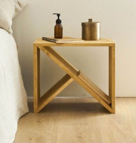 Resim Ahşap Lide Komodin 