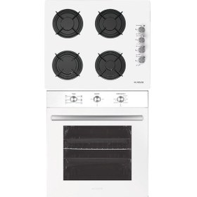 Resim Alveus Sofya 2'li Beyaz Ankastre Set (GLS640B -MFA614B) 