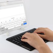 Resim Microcase Ipad Pro 12.9 2020 Uyumlu Bluetooth Touchpad Klavye 28 Cm (tr Sticker) + Tablet Standı - Al2756 