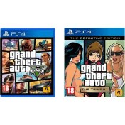 Resim GTA 5 + GTA The Trilogy The Definitive Edition PS4 Oyun 