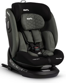 Resim Kraft Move I-Size Oto Koltuğu 0-36 kg (40-150 Cm) - Siyah - Siyah-Yeşil / Standart 