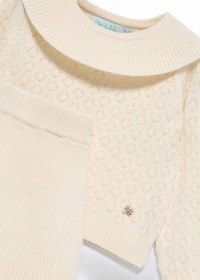 Resim Mayoral Abel&lula Kız Bebek Triko Etek Takım Krem 