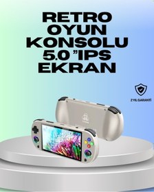 Resim Ucuztekno Rgb Işıklı Joystickli El Tipi Oyun Cihazı 