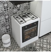 Resim Kenzlife Ankastre Modülü Kabini Basıt Byz Fırın Ocak Dolabı 80 Cmye Kadar Ocak İçin Uyumlu Beyaz 