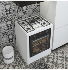 Resim Kenzlife Ankastre Modülü Kabini Basıt Byz Fırın Ocak Dolabı 80 Cmye Kadar Ocak İçin Uyumlu Beyaz 