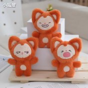 Resim Baijiafu2 Yeni 1 Adet Dört Inç Iyi Şanslar Karikatür Peluş Oyuncak Bebek Anahtarlık Sevimli Bebek Anahtar Küçük Kolye Seti (Yurt Dışından) 