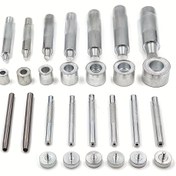Resim 1 Adet 2mm-20mm Metal Göz Delme Aleti Kalıp, Yüksek Kaliteli Karbon Çelik DIY El Yapımı Grommet Takma Aracı 