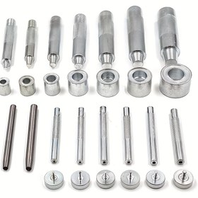 Resim 1 Adet 2mm-20mm Metal Göz Delme Aleti Kalıp, Yüksek Kaliteli Karbon Çelik DIY El Yapımı Grommet Takma Aracı 