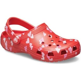 Resim Crocs Classic Vday Clog T Kiraz Kırmızısı Çocuk Terlik-6900 Cherry Red 