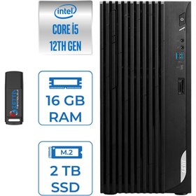 Resim MSI Pro DP180 Intel Core I5 12400 16GB 2tb SSD Intel UHD Grafik Freedos Masaüstü Bilgisayar MS422XTRF02 + Zettausbbellek 