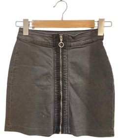 Resim H&M Gri Kot Kadın Etek XS 